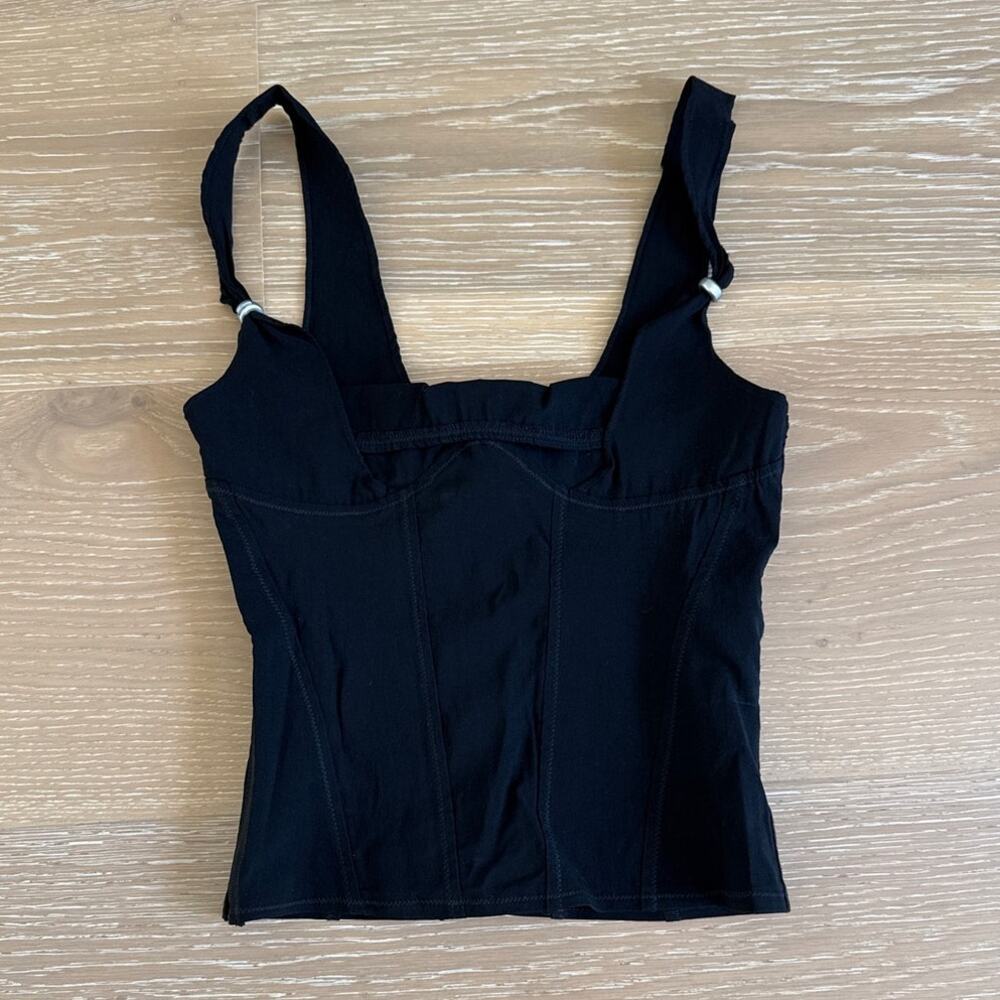 I.AM.GIA Corset Top Idez Size XS Black